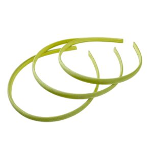 Diadema de plastico forrada Amarillo lima