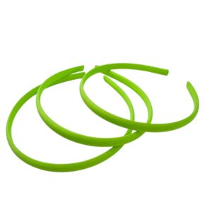 Diadema de plastico forrada Verde fosfo