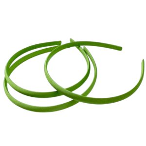 Diadema de plastico forrada Verde Limon