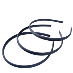 Diadema de plastico forrada Gris Oxford