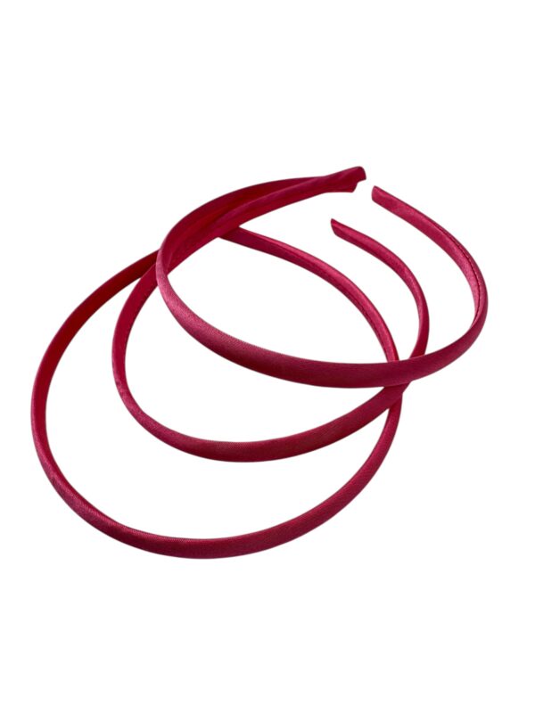 Diadema de plastico forrada Rosa Rosewood