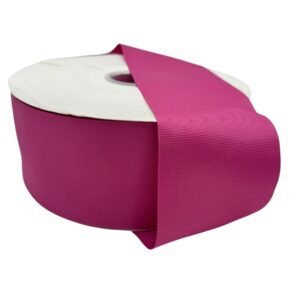 Liston Barrotado Raspberry Rose 5cm