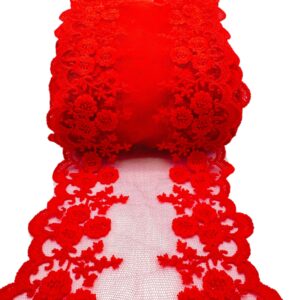 Listón de encaje Rojo