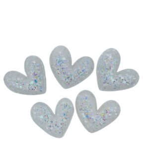 Parche acolchonado corazon BLANCO