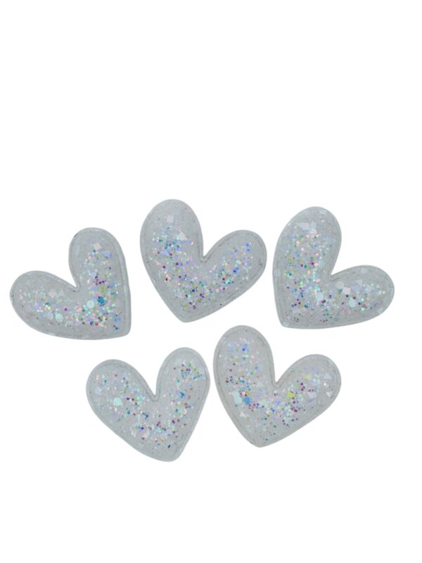 Parche acolchonado corazon BLANCO