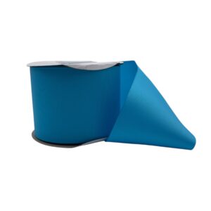 Rollo de liston barrotado 7.5cm calidad Premium TURQUOISE