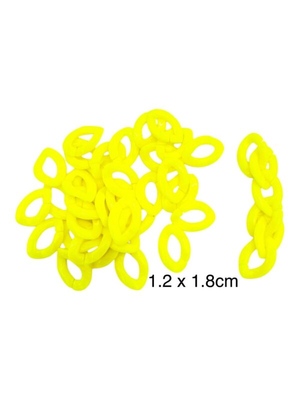 Argolla para cadena Amarillo