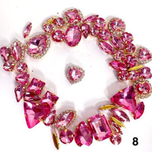 CARP-008 Cartera de piedras Tono rosa