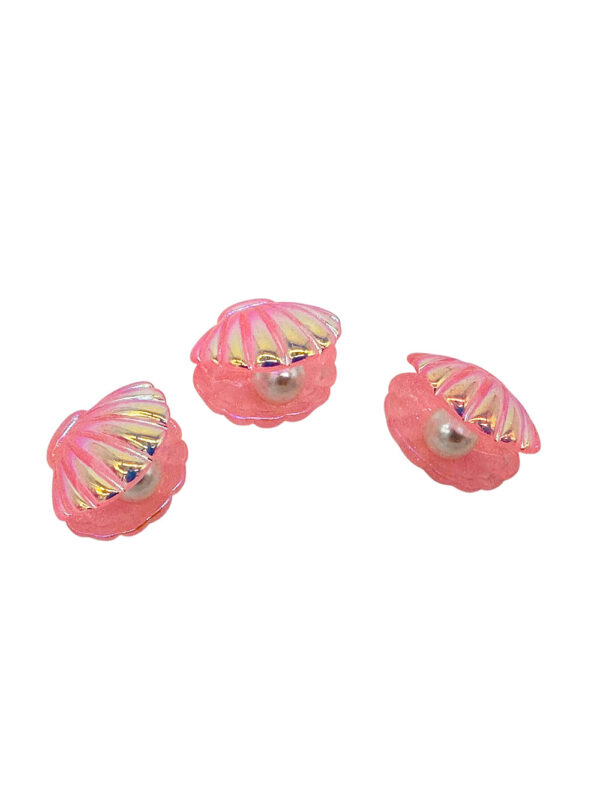 Concha con perla rosa