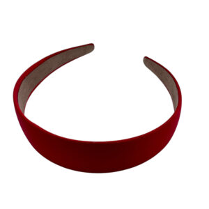 Diadema ancha forrada Rojo