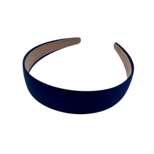 Diadema ancha forrada Azul marino