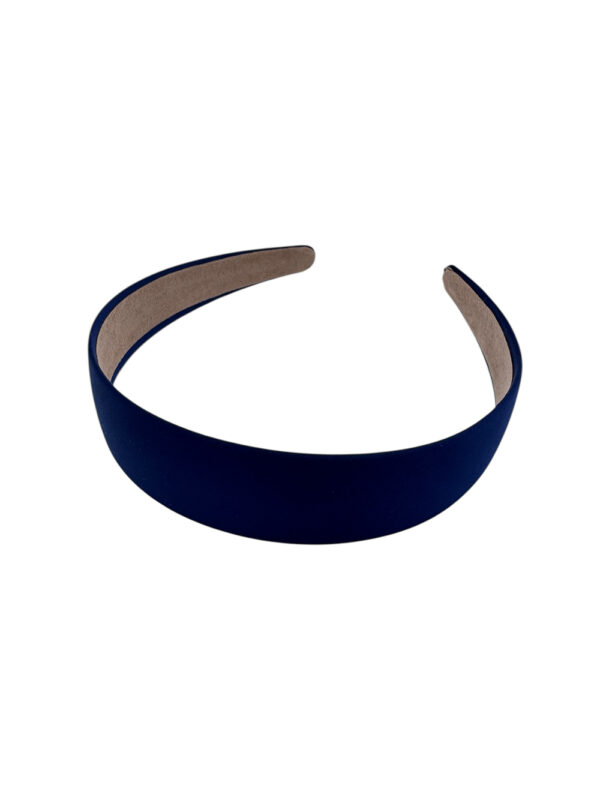 Diadema ancha forrada Azul marino