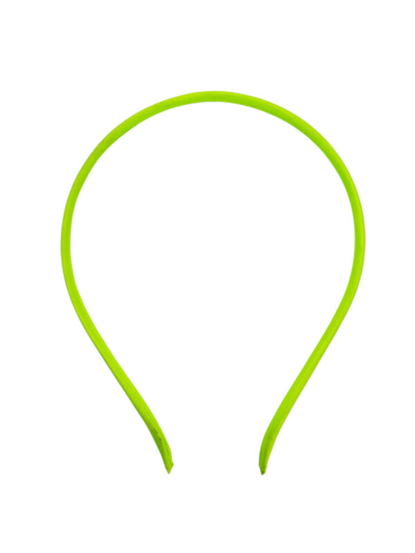 Diadema Metal Forrada Verde fosfo