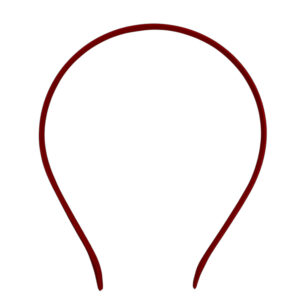 Diadema Metal Forrada Rojo