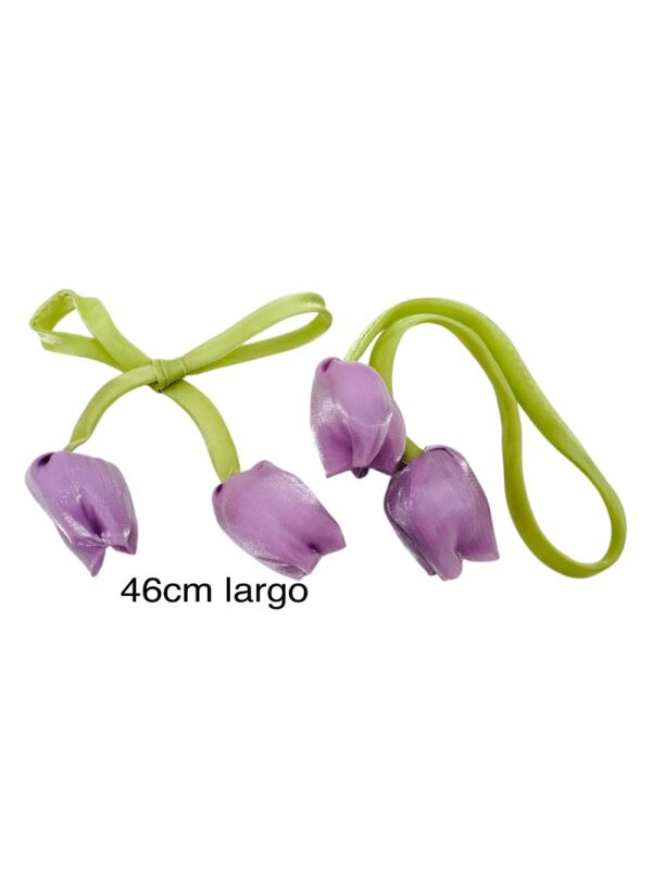 Lazo con tulipanes Lila