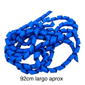 Listón curly Azul rey 1 cm