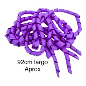 Listón curly Lila 1 cm