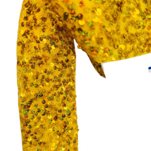 Listón lentejuela Dorado con amarillo