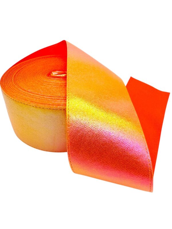 Listón metálico Tono naranja 7.5 cm