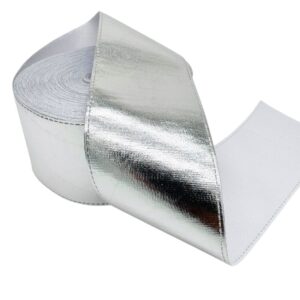 Listón metálico Tono Plateado 7.5 cm