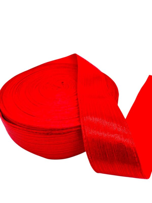 Listón metálico Tono rojo 3.8 cm