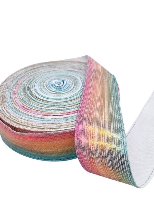 Listón metálico Tono multicolor 2  3.8 cm