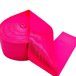 Listón metálico Tono fiusha 7.5 cm