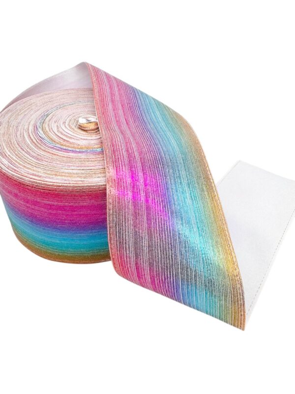 Listón metálico Tono multicolor 2 7.5 cm