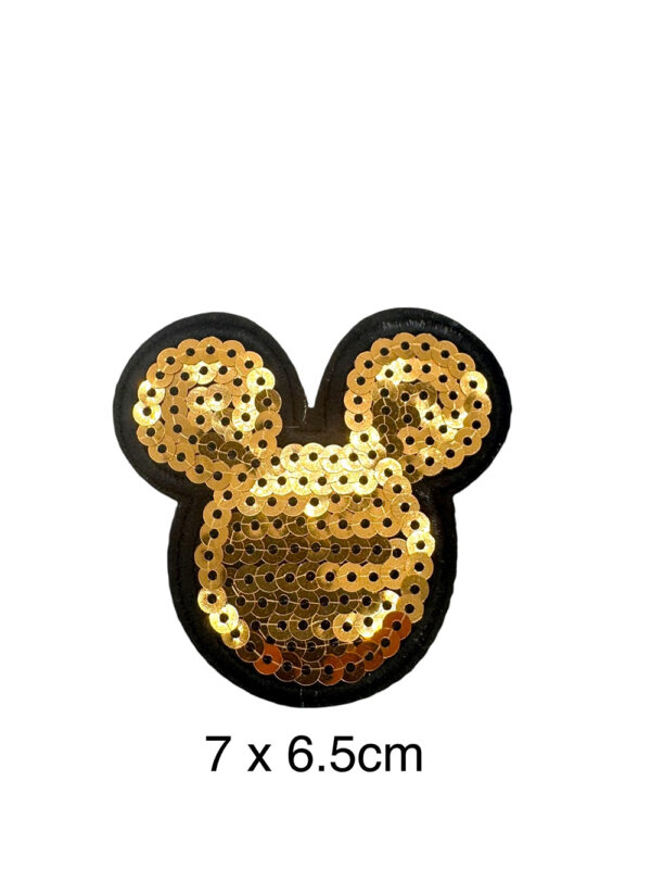 Parches Mickey dorado