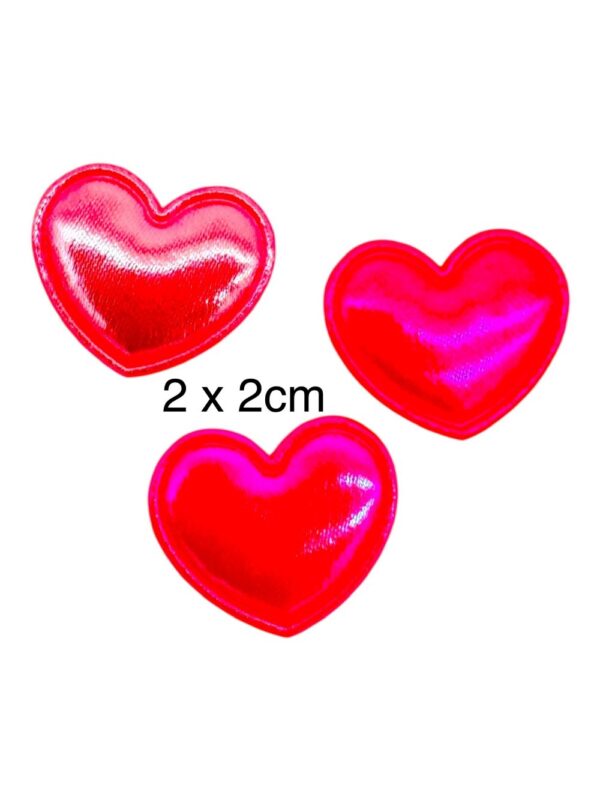 Parches Corazón metálico Fiusha