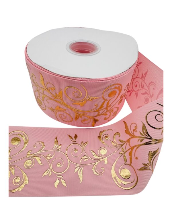 Liston con holograma rosa 7.5cm