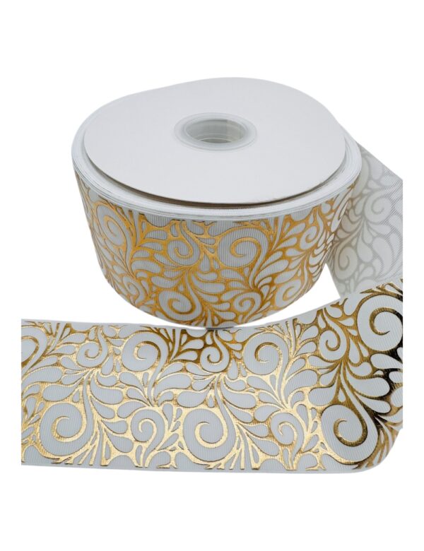 Liston con holograma blanco 7.5cm