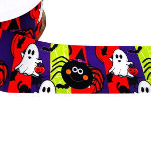 Listón impreso Halloween 4 3.8cm