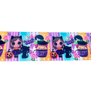 Listón impreso Halloween 8 5cm