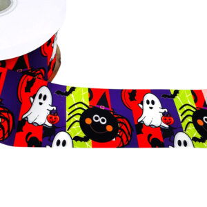 Listón impreso Halloween 7 7.5cm