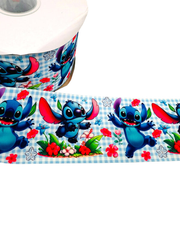 Listón impreso Stich 1 7.5cm